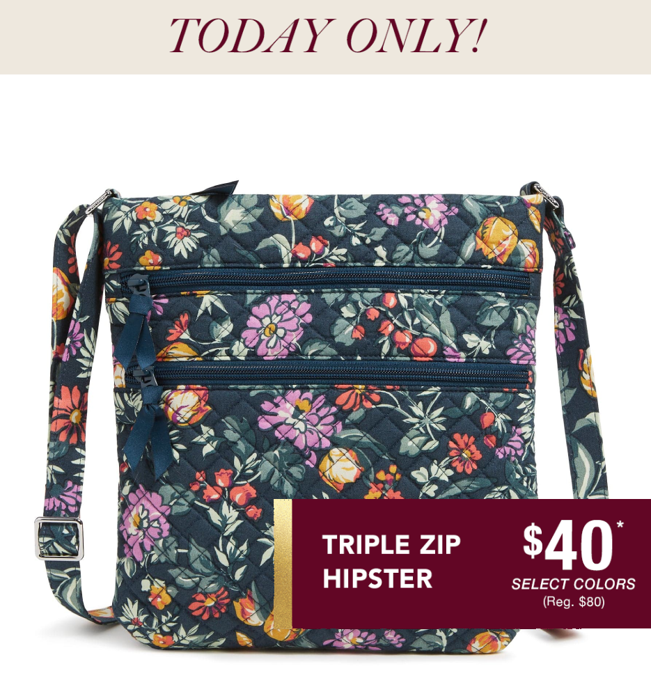 Shop Triple Zip Hispter