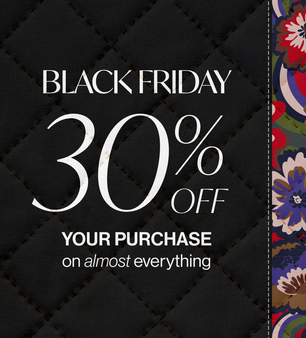 Black Friday 30% off almost everything