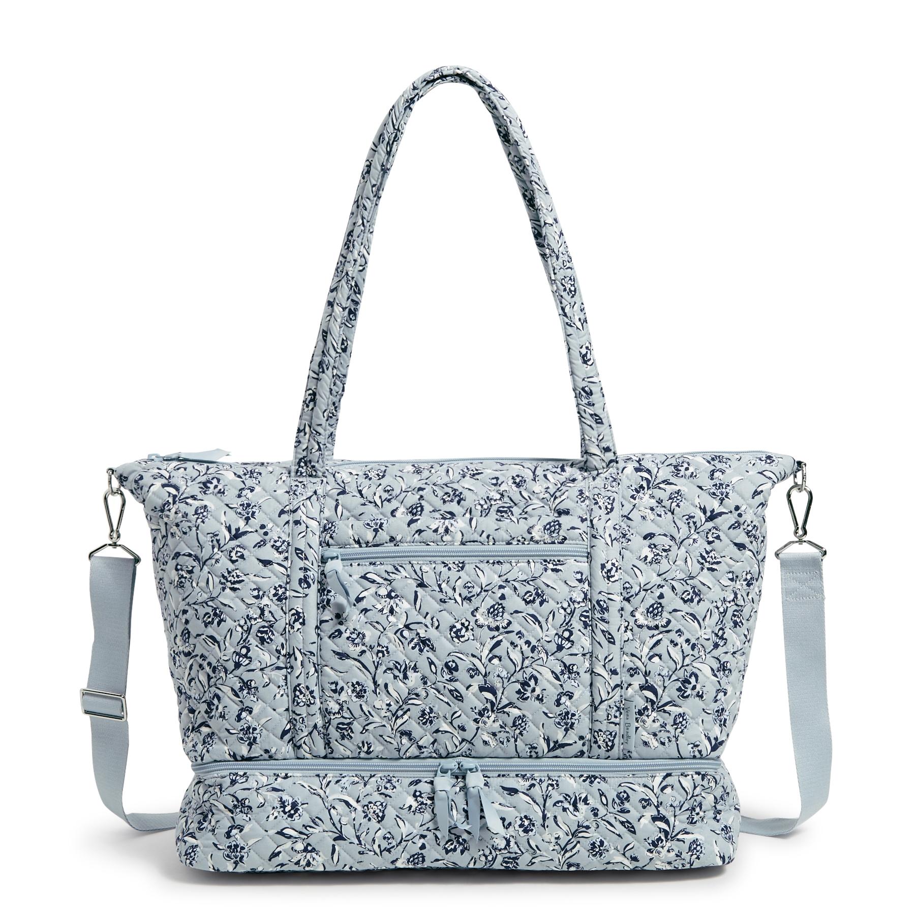 Shop Deluxe Travel Tote in Perennials Gray