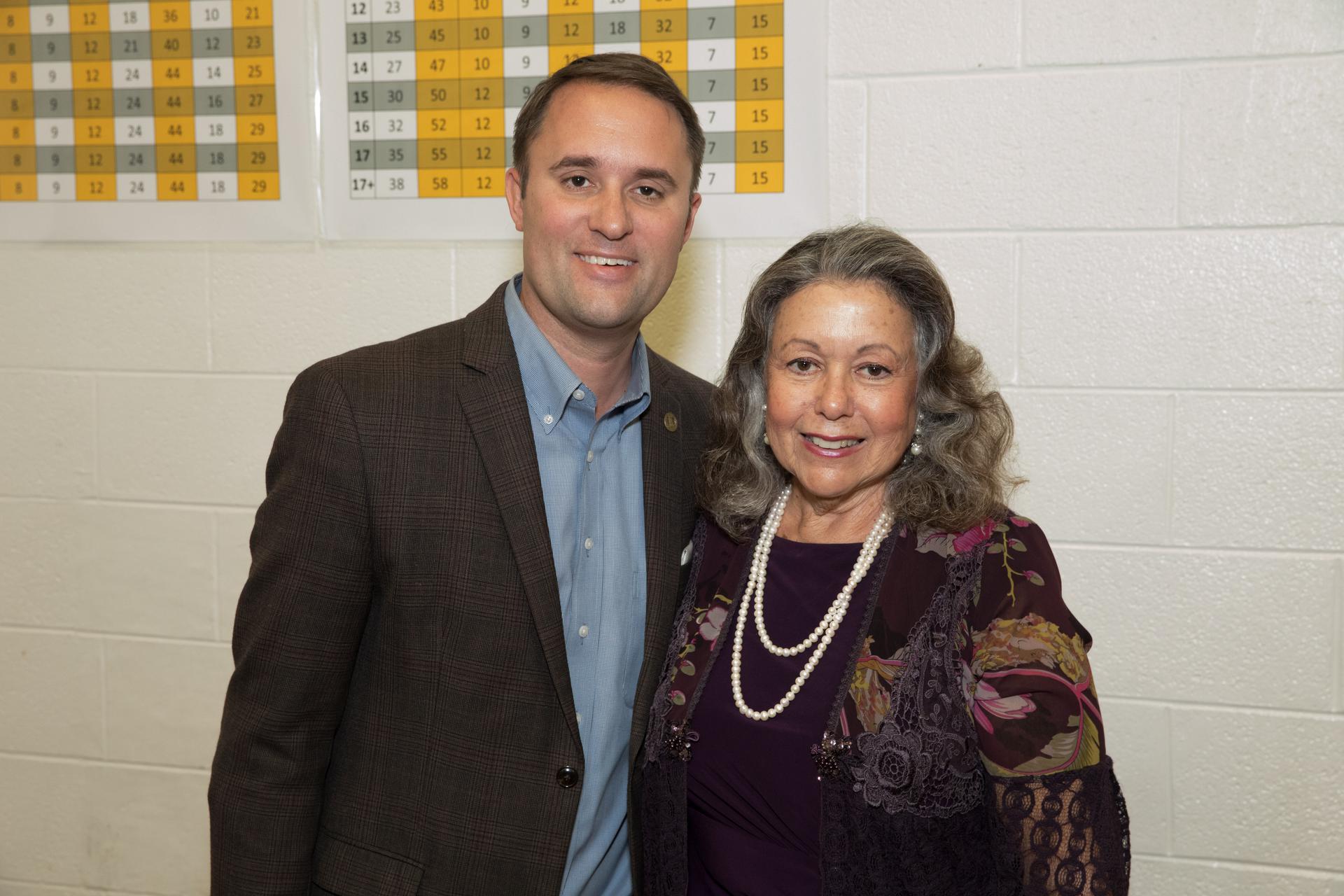 Jason Miyares and his mother