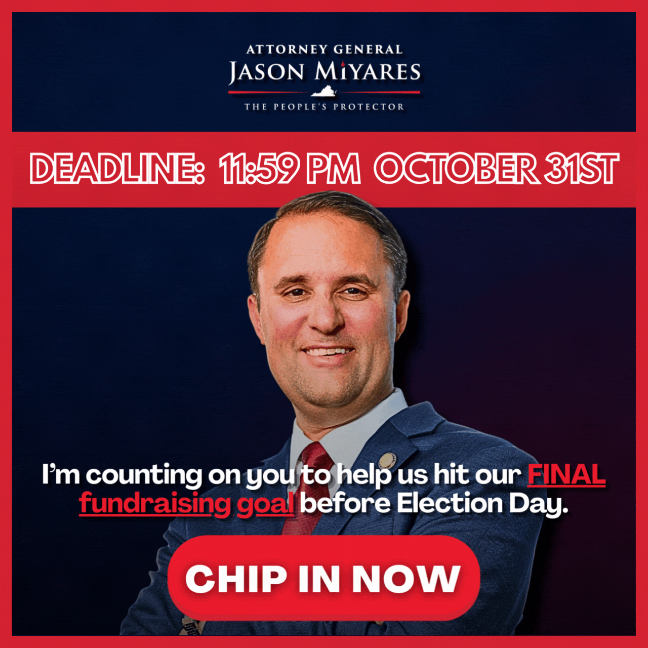 Jason's Final Deadline: October 31st at 11:59 PM