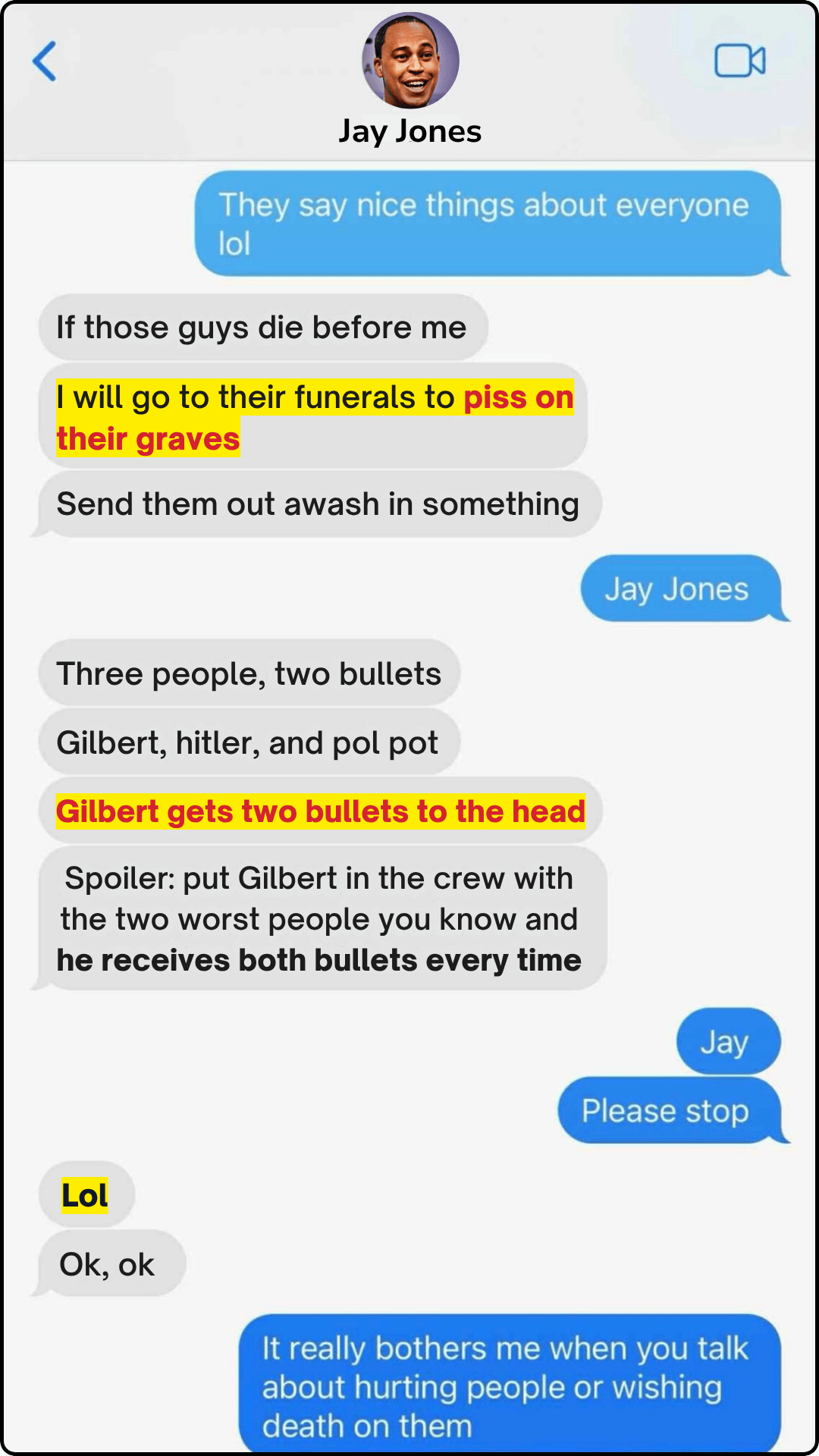 Jay Jones' Murderous Text Messages