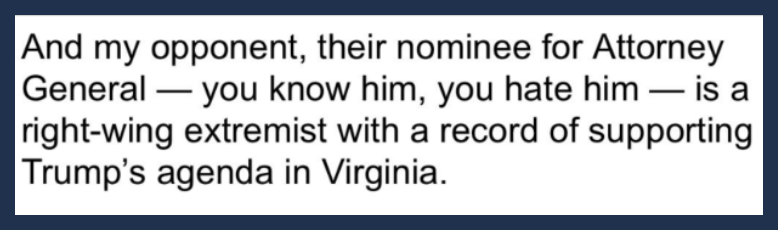 Jay Jones encourages his supporters to 