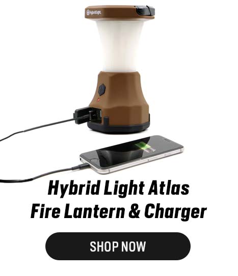 Hybrid Light Atlas Fire Lantern & Charger