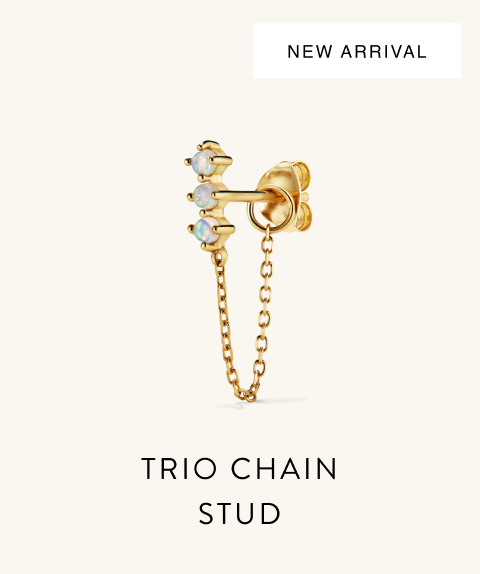 New Arrival. Trio Chain Stud.