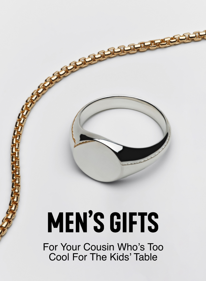 Men's Gifts. For Your Cousin Who's Too Cool For The Kids' Table.