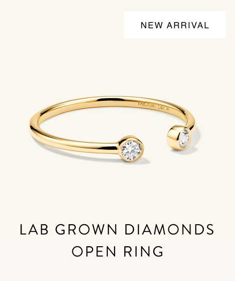 New Arrival. Lab Grown Diamonds Open Ring.