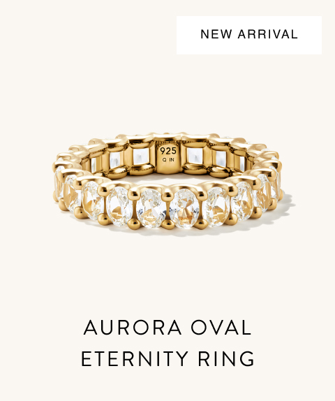 New Arrival. Aurora Oval Eternity Ring.