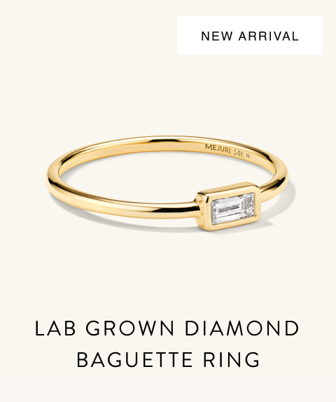 New Arrival. Lab Grown Diamond Baguette Ring.