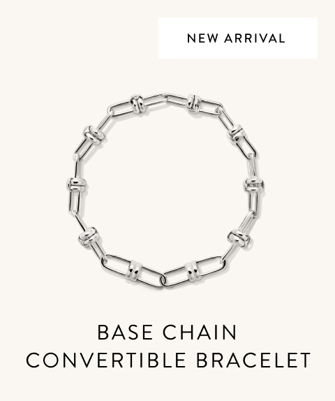 New Arrival. Base Chain Convertible Bracelet.