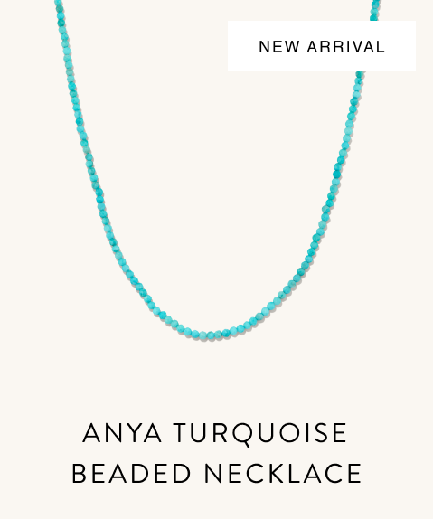 New Arrival. Anya Turquoise Beaded Necklace.