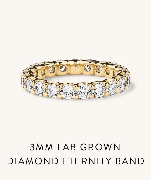 3mm Lab Grown Diamond Eternity Band.