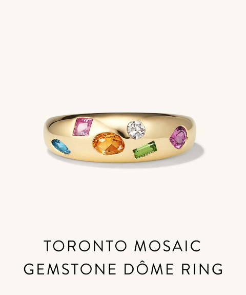 Toronto Mosaic Dôme Ring.