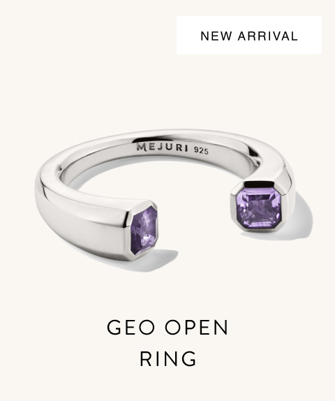 New Arrival. Geo Open Ring.