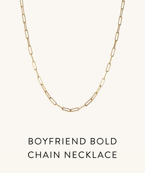 Boyfriend Bold Chain Necklace.