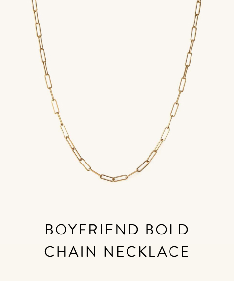 Boyfriend Bold Chain Necklace.