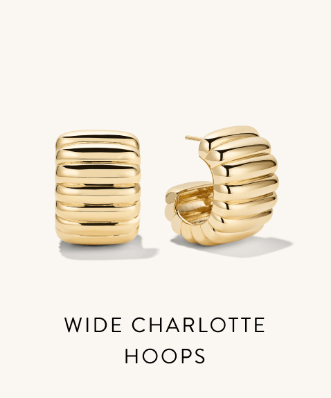 Wide Charlotte Hoops.