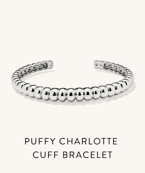 Puffy Charlotte Cuff Bracelet.