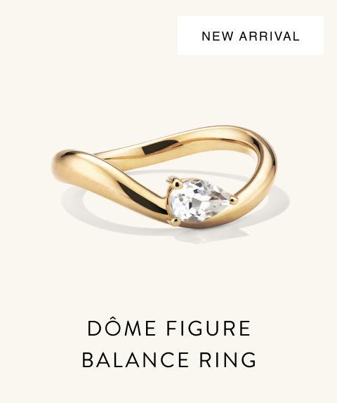 New Arrival. Dôme Figure Balance Ring.