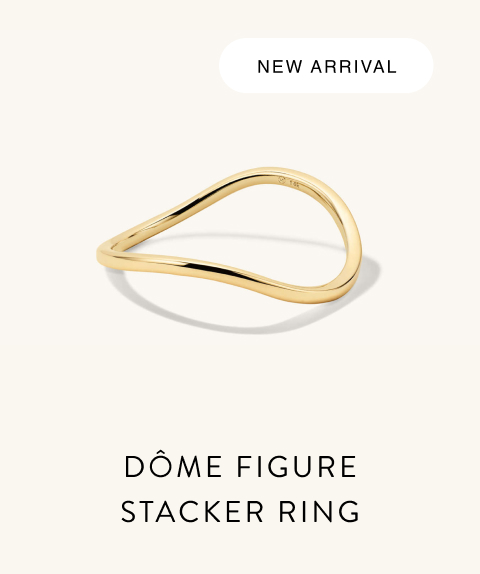 New Arrival. Dôme Figure Stacker Ring.