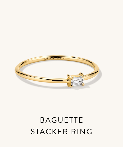 Baguette Stacker Ring.