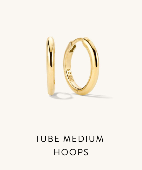 Tube Medium Hoops.