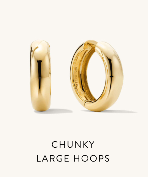 Chunky Large Hoops.