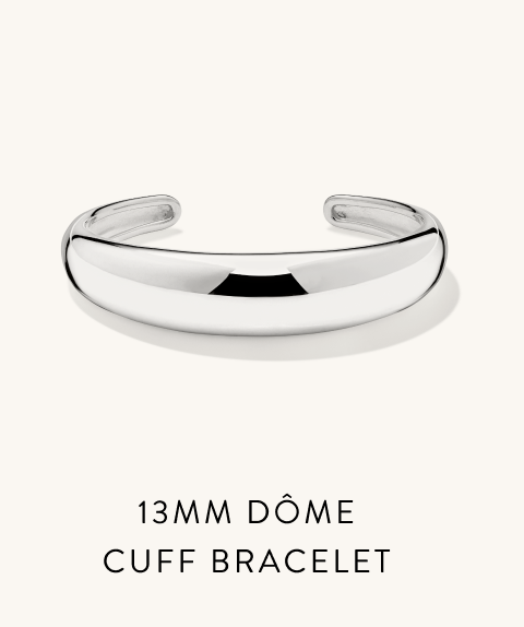 13mm Dôme Cuff Bracelet.