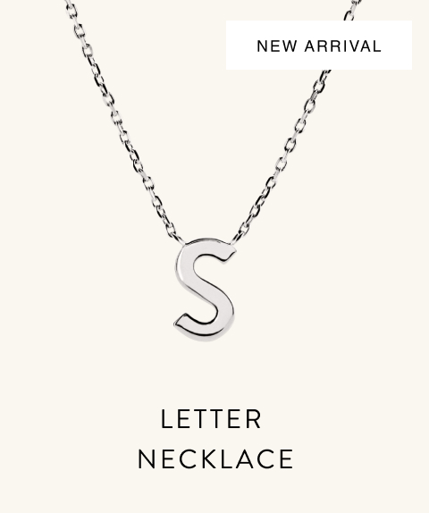 Letter Necklace.