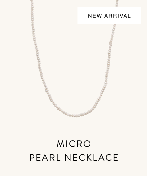 New Arrival. Micro Pearl Necklace. 