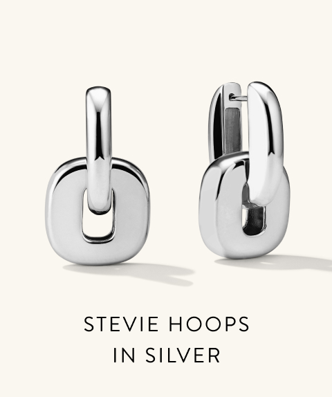 Stevie Hoops in Silver.