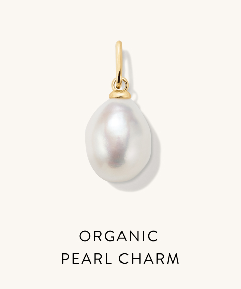 Organic Pearl Charm.