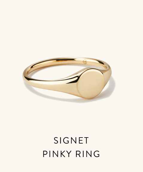 Signet Pinky Ring.