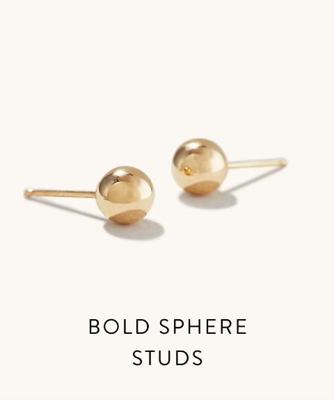 Bold Sphere Studs.