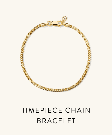 Timepiece Chain Bracelet.