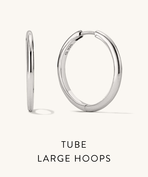 Tube Large Hoops.