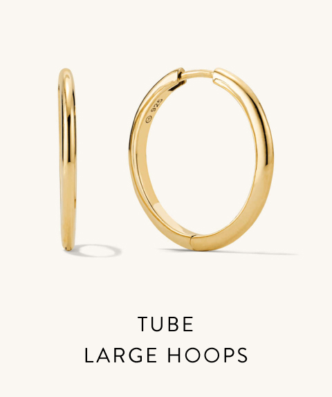 Tube Large Hoops.