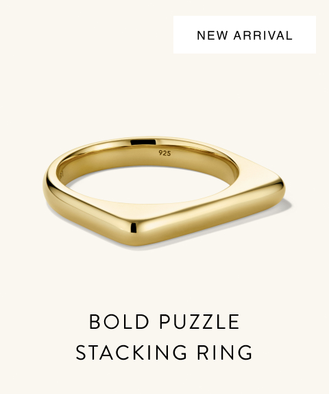 New Arrival. Bold Puzzle Stacking Ring.