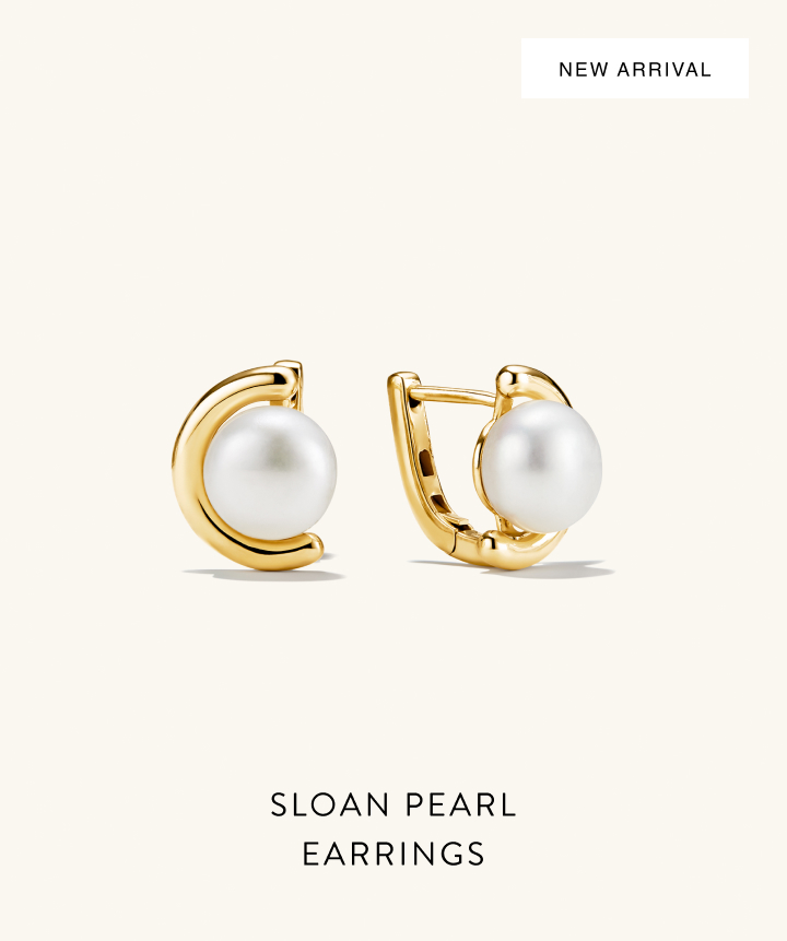 New Arrival. Sloan Pearl Earrings.