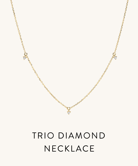 Trio Diamond Necklace.