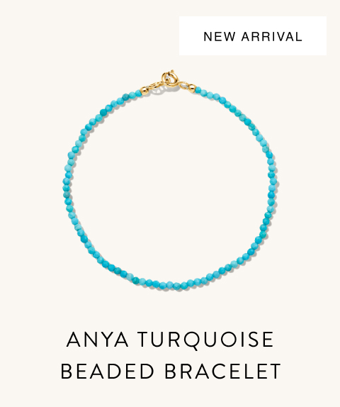 New Arrival. Anya Turquoise Beaded Bracelet.