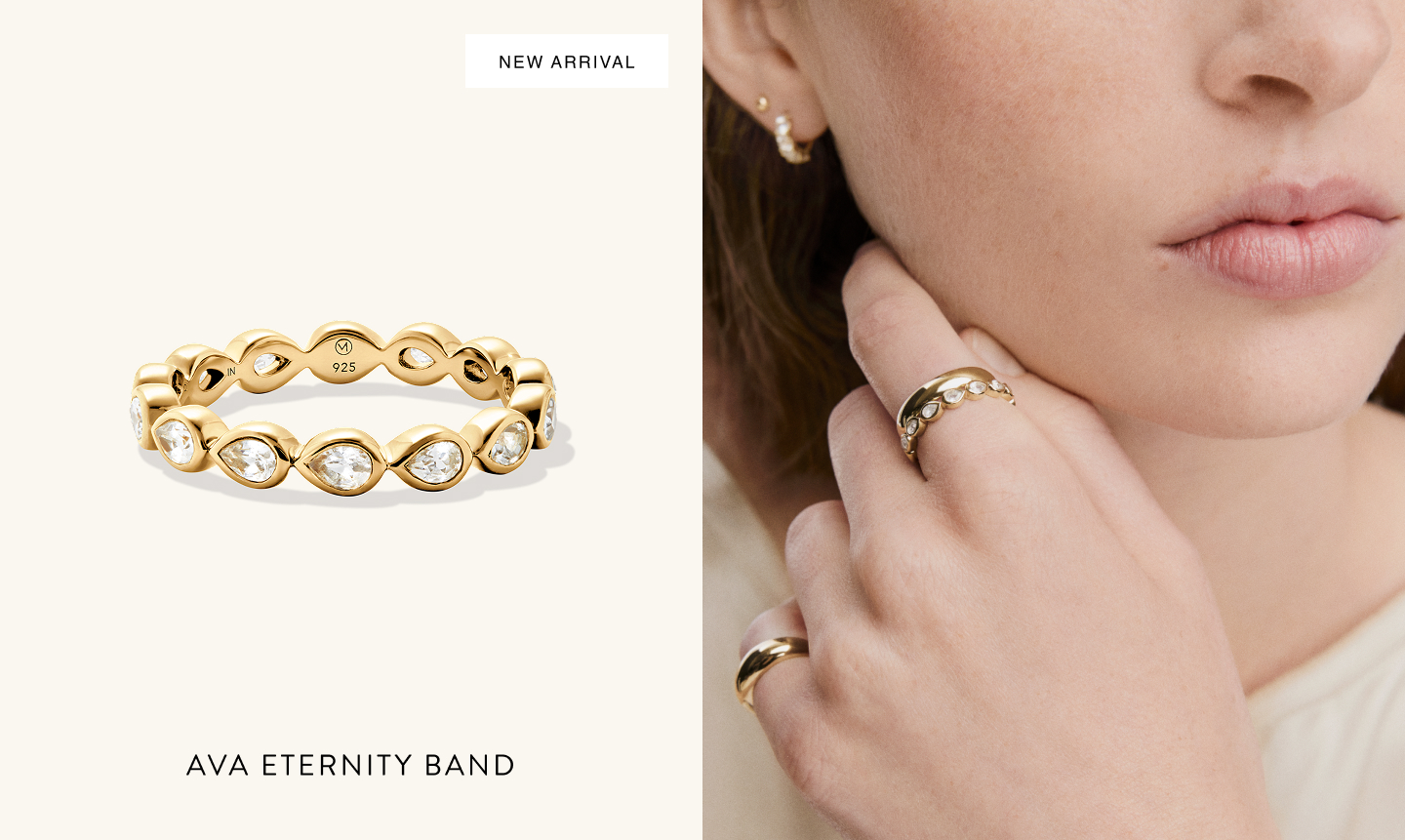 New Arrival. Ava Eternity Band.