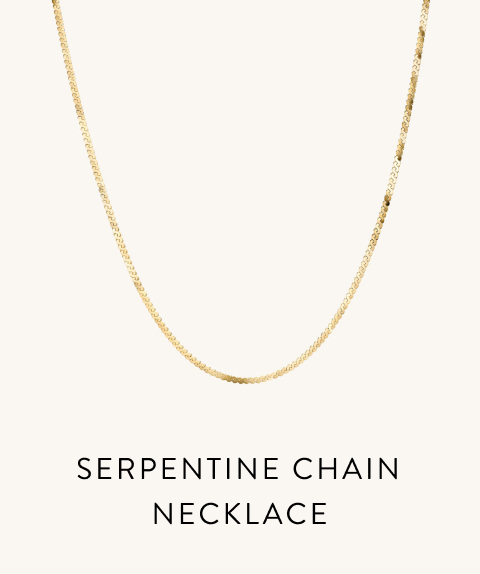 Serpentine Chain Necklace.