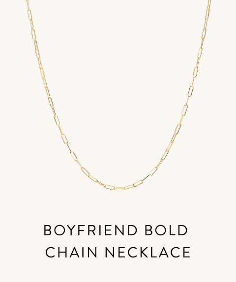 Boyfriend Bold Chain Necklace.