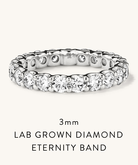 3mm Lab Grown Diamond Eternity Band.