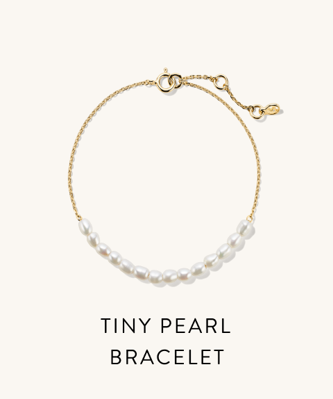 Tiny Pearl Bracelet.