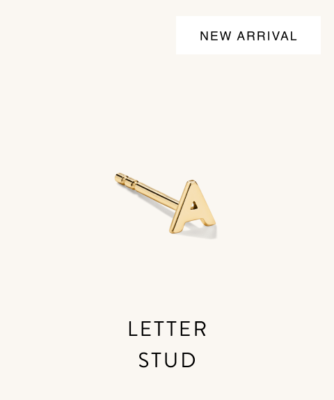 New Arrival. Letter Stud.