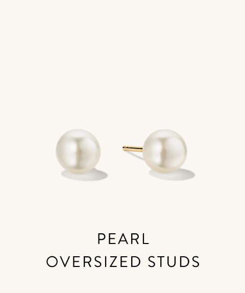 Pearl Oversized Studs.