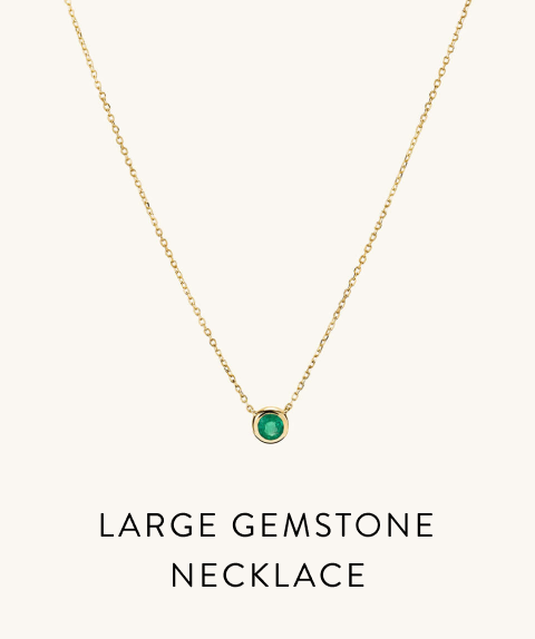 Large Gemstone Necklace.