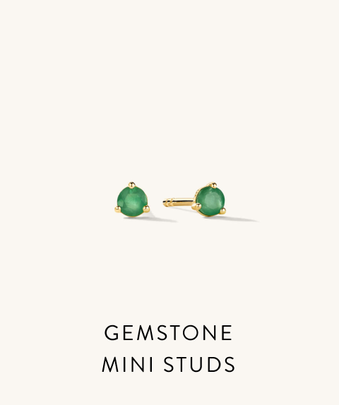 Gemstone Mini Studs.